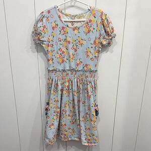 Matilda Jane Chalkboard Doodles Girls Floral Dress with Pockets, Size 10